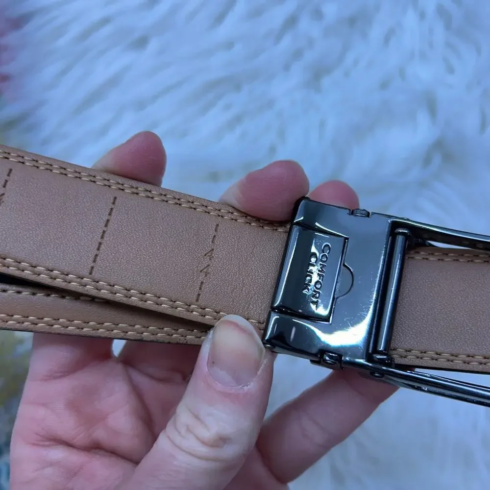 Mens Comfort Click Black Belt 28-44 Adjustable